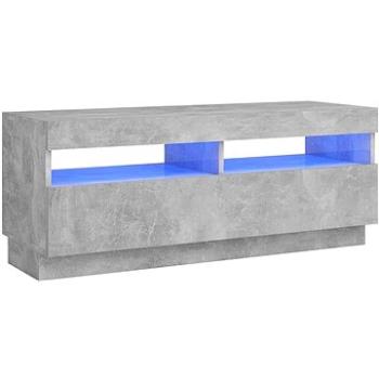 SHUMEE s LED osvetlením betónovo sivý 100 × 35 × 40 cm (804458)