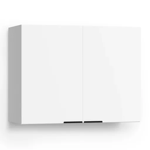 Blumfeldt WoodVista vysoká skrinka, Soft-Close, hliníkové rukoväte, udržateľné materiály