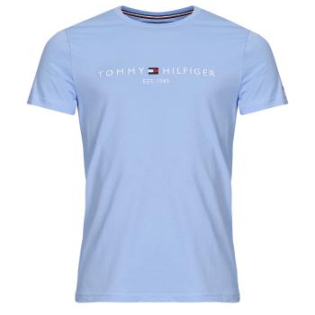 Tommy Hilfiger  TOMMY LOGO TEE  Tričká s krátkym rukávom Modrá