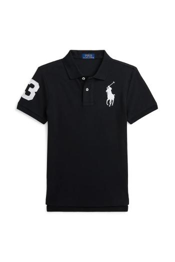 Polo tričko Polo Ralph Lauren čierna farba, 323708861111