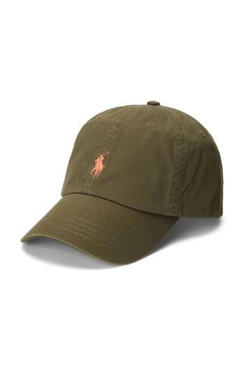 Bavlnená šiltovka Polo Ralph Lauren oranžová farba, jednofarebná, 710667709