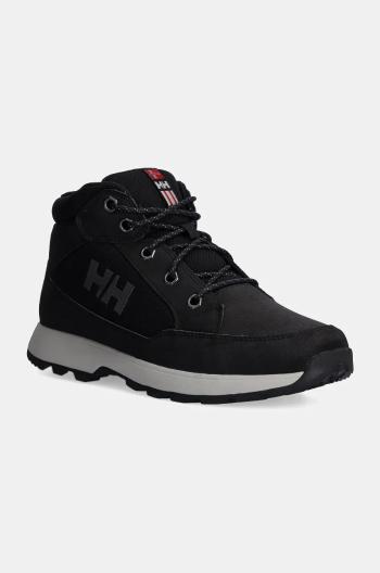 Topánky Helly Hansen Torshov 2 pánske, čierna farba, jemne zateplené, 12040