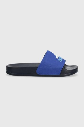 Detské šľapky adidas ADILETTE SHOWER K tmavomodrá farba