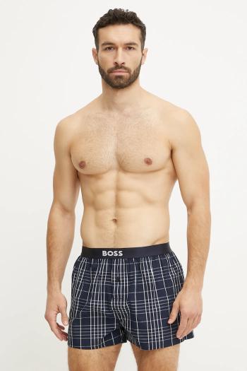 Bavlnené boxerky BOSS 2-pak tmavomodrá farba, 50535781