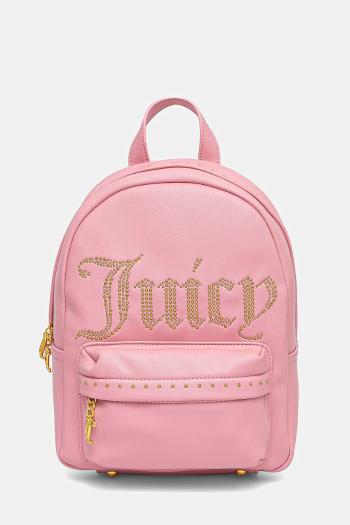 Ruksak Juicy Couture KIMBERLY PU dámsky, ružová farba, malý, jednofarebný, BEJQL8796WVP