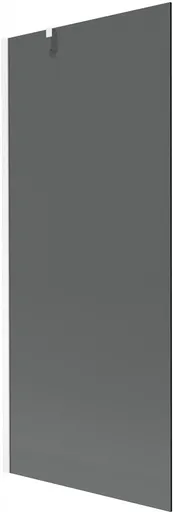 MEXEN/S - Next vaňová zástena FIX 80 x 150, grafit, biela 895-080-000-00-40-20
