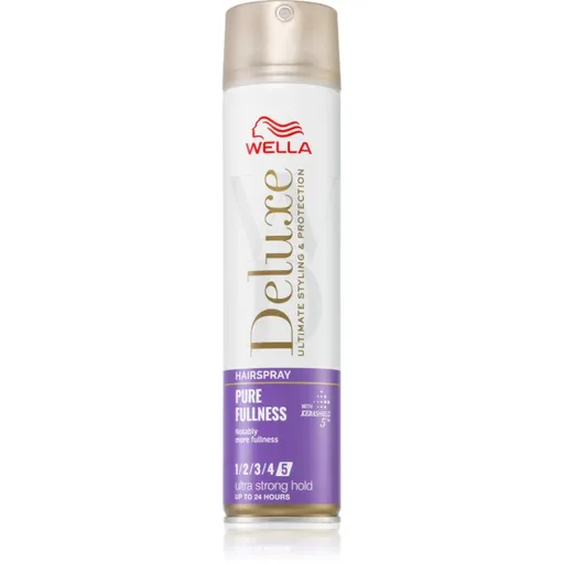 Wella Deluxe Pure Fullness lak na vlasy s extra silnou fixáciou pre objem 250 ml