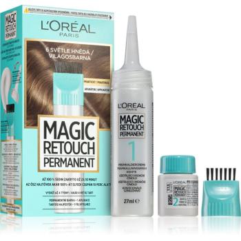 L’Oréal Paris Magic Retouch Permanent tónovacia farba na odrasty s aplikátorom odtieň 6 LIGHT BROWN