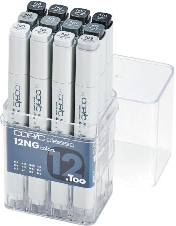 Copic Classic Fixky Neutral Gray 12 ks