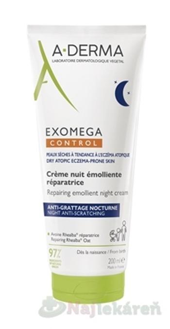 A-DERMA EXOMEGA CONTROL nočný krém 200ml