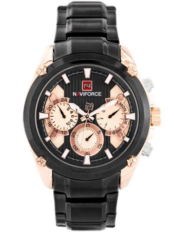 Pánske hodinky NAVIFORCE - NF9113 (zn078c) - black/rosegold