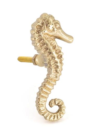 Úchytka na nábytok Doing Goods Pippa Seahorse Knob žltá farba