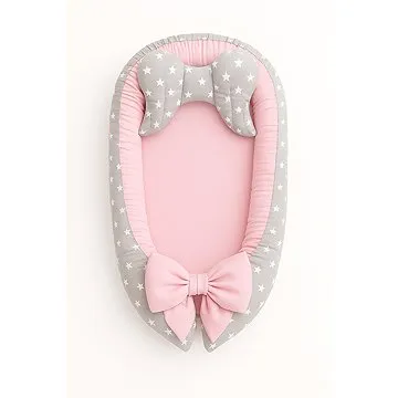 BabyTýpka Maxi hniezdo – Stars Pink (8594201221262)