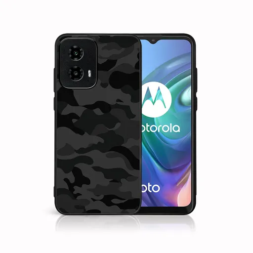 MY ART Ochranný kryt pre Motorola Moto G34 5G BLACK CAMO (234)