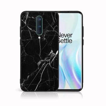 MY ART Ochranný obal OnePlus 8 -BLACK MARBLE (142)