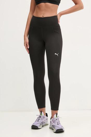 Tréningové legíny Puma Essentials čierna farba, jednofarebné, 525899