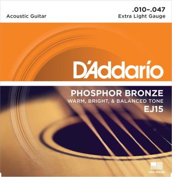 D'Addario EJ15 Struny pre akustickú gitaru