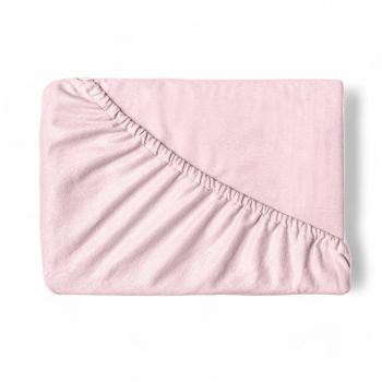 Kvalitex Cearșaf stretch din flanel roz deschis,180 x 200 cm, roz deschis, 180 x 200 cm