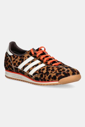 Tenisky adidas Originals Sl 72 OG dámske, hnedá farba, JI0189