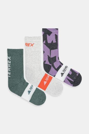 Ponožky adidas TERREX Multi 3-pak zelená farba, JX1095