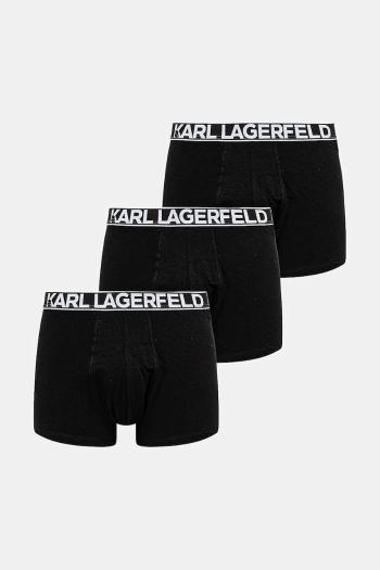 Boxerky Karl Lagerfeld 3-pak čierna farba, A3M47010