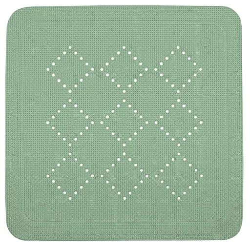 Spirella Protišmyková podložka do sprchy ALASKA, zelená, 55 x 55 cm