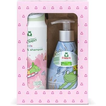 FROSCH EKO darčeková sada pre deti ružová 600 ml (8594059391940)