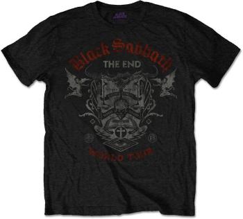 Black Sabbath Tričko The End Reading Skull Unisex Black XL