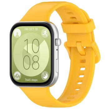 SILICONE Vymeniteľný remienok pre Huawei Watch Fit 4 / Fit 4 Pro žltý