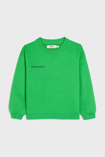 Mikina Pangaia KIDS' 365 MIDWEIGHT SWEATSHIRT zelená farba, 10000279