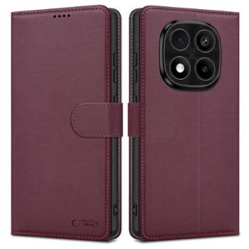 Tech-Protect Wallet knižkové puzdro na Xiaomi Redmi Note 14 Pro 5G / Pro Plus 5G / Poco X7 5G, bordové