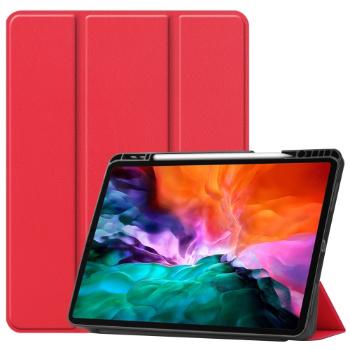 LEATHER Zaklápací obal Apple iPad Pro 12.9 2021 červený