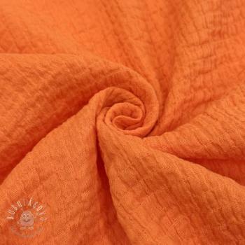 Bavlnená látka STRETCH Baby orange