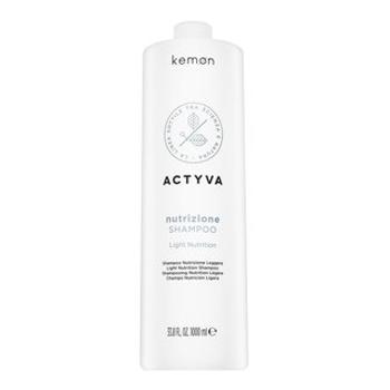 Kemon Actyva Nutrizione Light Shampoo vyživujúci šampón pre jemné vlasy 1000 ml