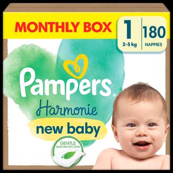 PAMPERS Harmonie Baby veľ.1 - Mesačný balík 180 ks