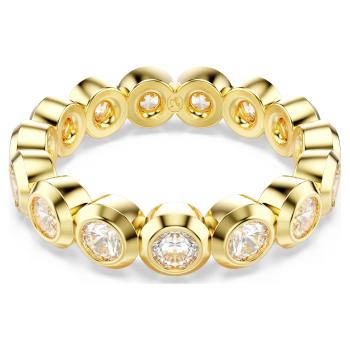 Swarovski Krásny pozlátený prsteň so zirkónmi Imber 5714311 58 mm