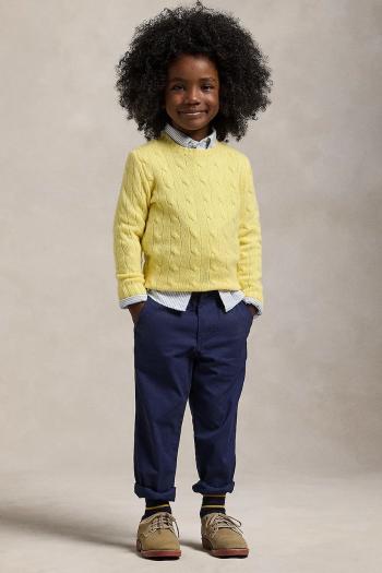 Nohavice Polo Ralph Lauren tmavomodrá farba, jednofarebné, 322855803002
