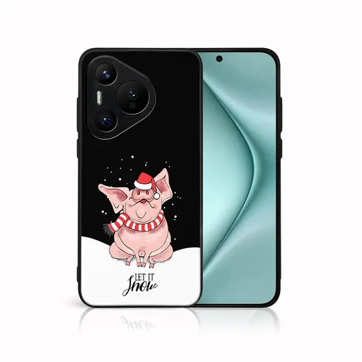 MY ART Kryt s vianočným dizajnom Huawei Pura 70 LET IT SNOW (075)