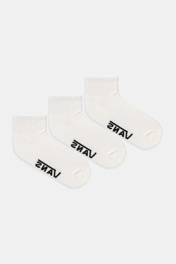 Ponožky Vans 3-pak biela farba, VN000QBXWHT1