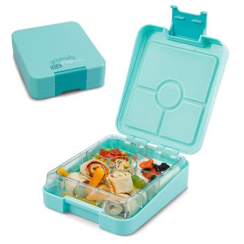 Klarstein schmatzfatz easy Snackbox, 4 priehradky, 18 x 15 x 5 cm