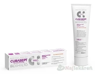 BIOSMALTO SENSITIVE TEETH, dentálna pena na citlivé zuby, 50ml