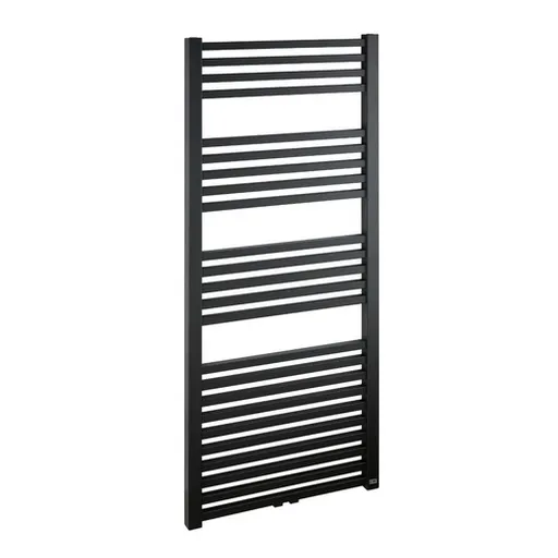 Isan Quadrat radiátor kombinovaný 150,5x60cm stredové pripojenie čierna matná DQUA15050600CSMS