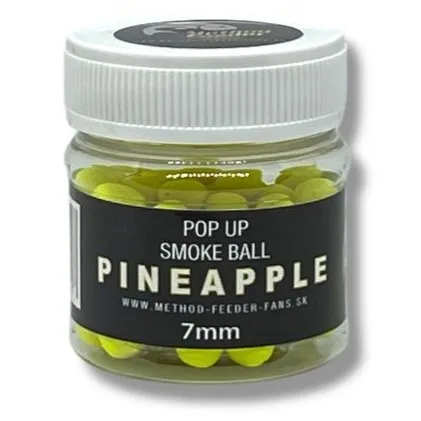 Method feeder fans plávajúce boilies pop up smoke ball 7 mm 50 ml - ananás