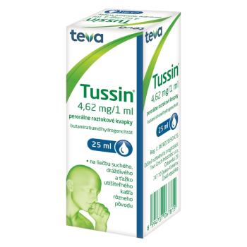 TUSSIN perorálne roztokové kvapky 25 ml