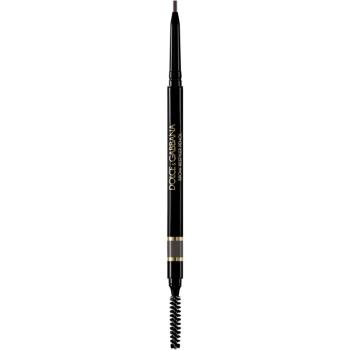Dolce&Gabbana Brow Restyler Pencil ceruzka na obočie s kefkou odtieň 05 Soft Brown Black - Cool Medium Grey Brown 0.09 g