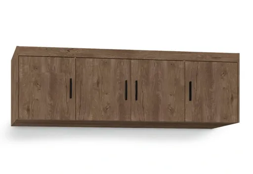 ArtLemp Nadstavec na šatníkovú skriňu ELLEN 4D | dub lefkas