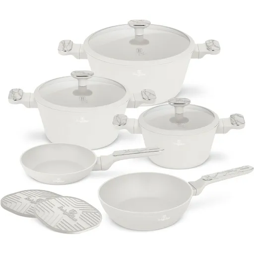 BerlingerHaus Súprava riadu s titánovým povrchom Sahara Marble, 10 ks