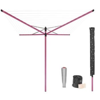 Brabantia Sušiak Lift-O-Matic 50 m hrot, ružový, doplnky (222887)