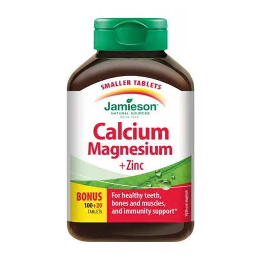 JAMIESON Vápnik, horčík so zinkom 120 tabliet