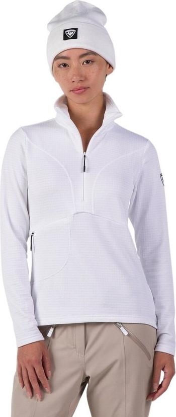 Rossignol Blackside Womens Half Zip Fleece Top White M Mikina